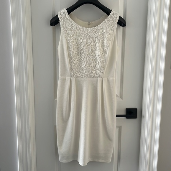 Maria Bonita Usa Large White Dress with Lace Detail - Picture 1 of 4